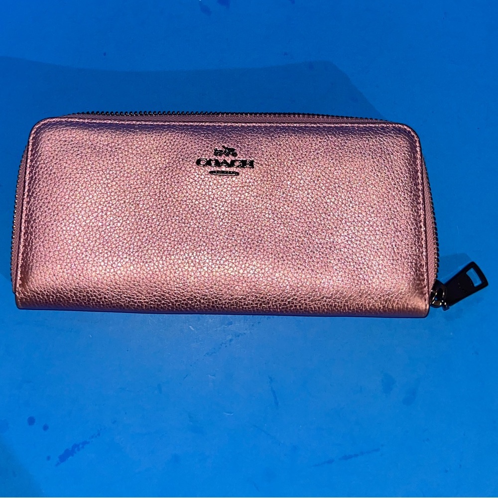 Coach Accordion Zip Wallet